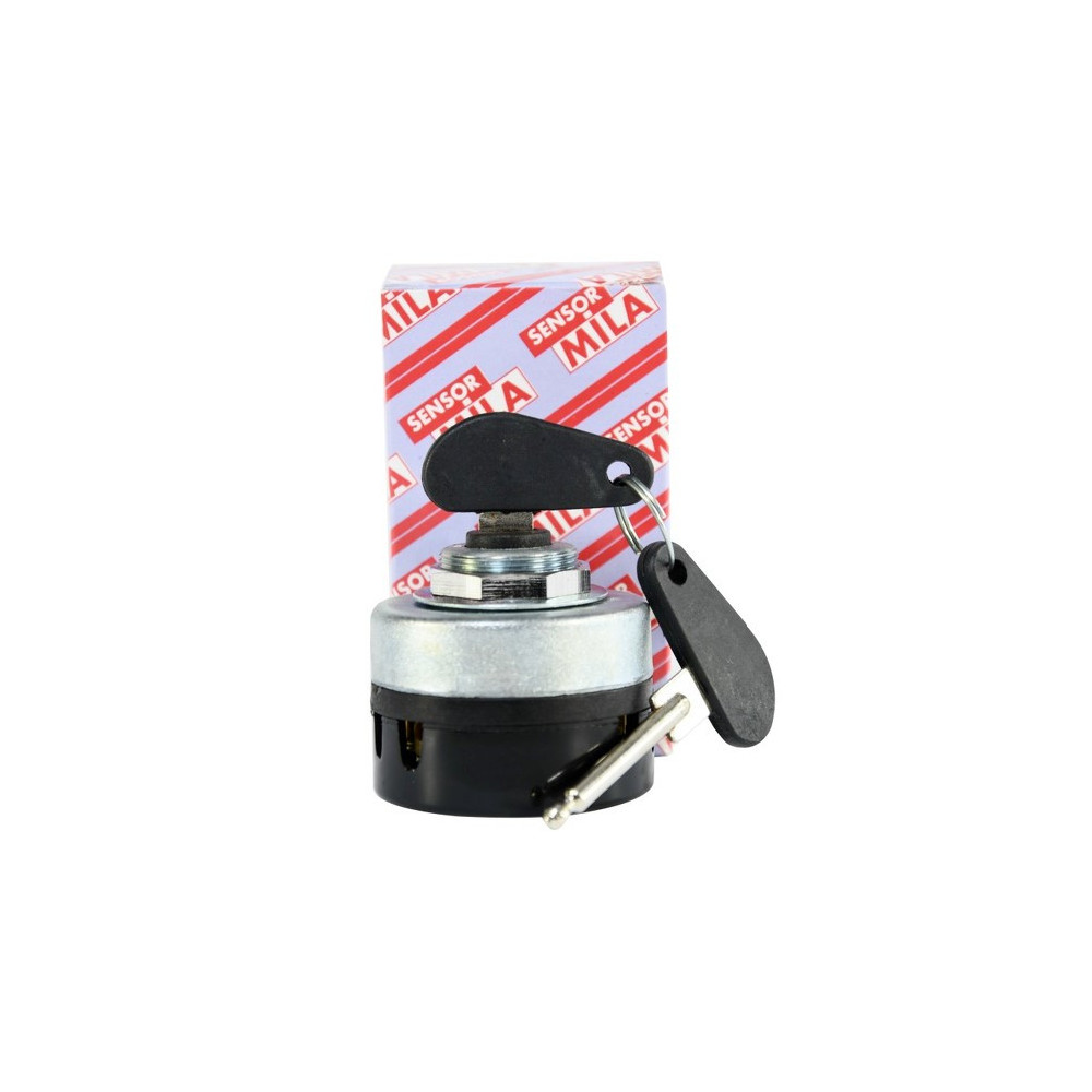 Stacyjka z kluczykiem, metalową nakrętką, 0-1-2-3, do Ursus C-330, C-360, C-385 42342100, 5471300 Sensor MILA