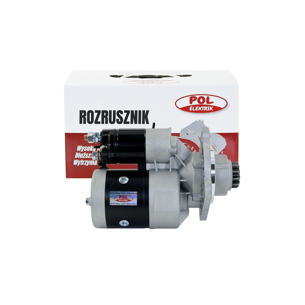 Rozrusznik z reduktorem, 12V, 2,7kW, napęd zębnika 11 zębów, C-330, C-360, Zetor 50657160, 9142722 POL Elektrik