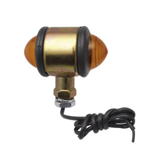 Lampa kierunkowskazu okrągła 12/24V pomarańczowa