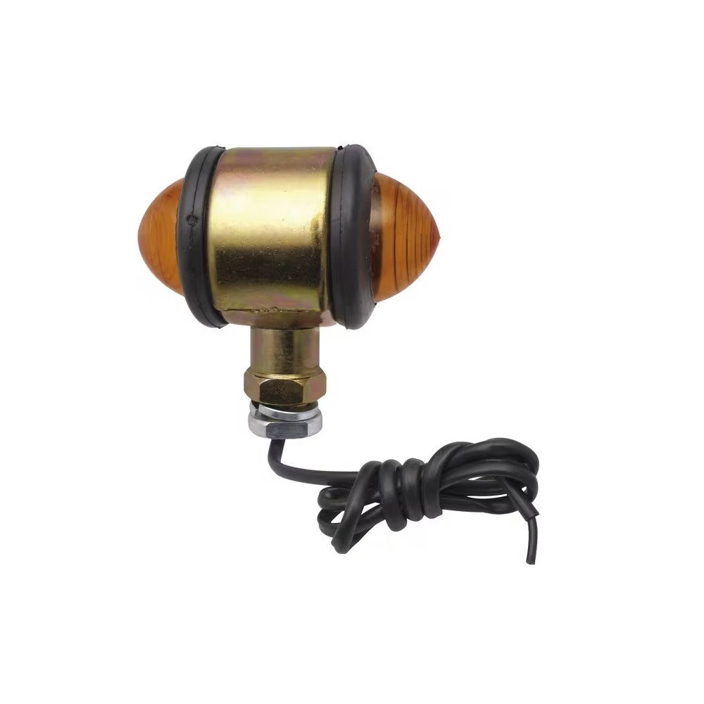 Lampa kierunkowskazu okrągła 12/24V pomarańczowa