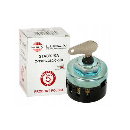 Stacyjka z kluczykiem Ursus C-330 C-360 C-385 42342100, 5471300 LSN Lublin