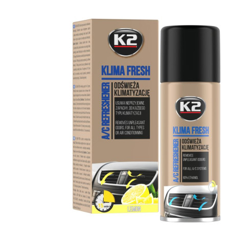 K2 KLIMA FRESH LEMON 150ml Spray do odświeżenia klimatyzacji