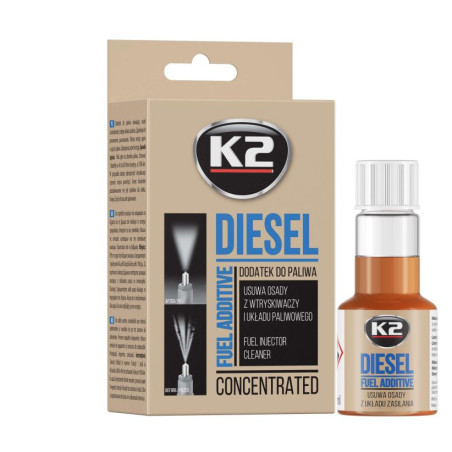 Środek do czyszczenia całego układu zasilania K2 DIESEL 50 ML