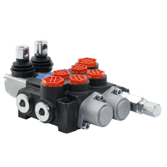 Rozdzielacz hydrauliczny 2-sekcyjny 40L UNIVVERSAL