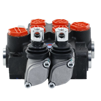 Rozdzielacz hydrauliczny 2-sekcyjny 40L UNIVVERSAL