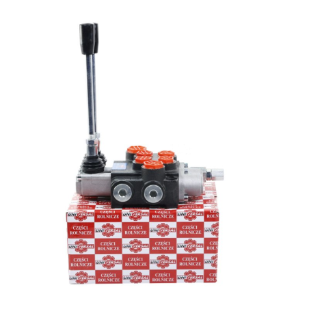 Rozdzielacz hydrauliczny 2-sekcyjny 40L UNIVVERSAL