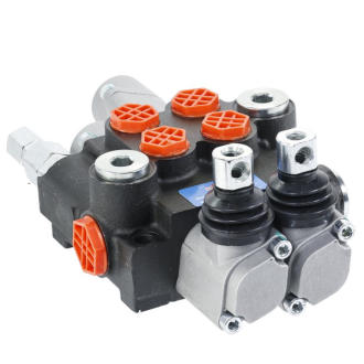 Rozdzielacz hydrauliczny 2-sekcyjny 40L, 1 sekcja pływająca UNIVVERSAL