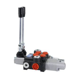 Rozdzielacz hydrauliczny 2-sekcyjny 40L, 1 sekcja pływająca UNIVVERSAL