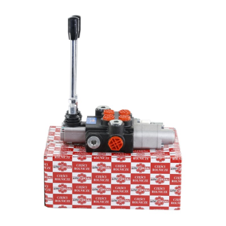 Rozdzielacz hydrauliczny 2-sekcyjny 40L, 1 sekcja pływająca UNIVVERSAL