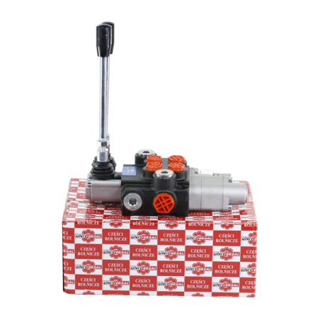 Rozdzielacz hydrauliczny 2-sekcyjny 40L, 1 sekcja pływająca UNIVVERSAL