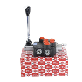 Rozdzielacz hydrauliczny 2-sekcyjny 80L UNIVVERSAL