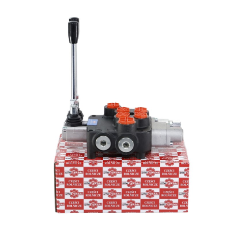 Rozdzielacz hydrauliczny 2-sekcyjny 80L, 1 sekcja pływająca UNIVVERSAL