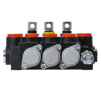 Rozdzielacz hydrauliczny 3-sekcyjny 40L, 1 sekcja z zatrzaskiem UNIVVERSAL