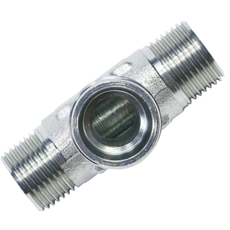 Trójnik hydrauliczny gwint metryczny 1,5x1,5x1,5 (krótki) BBB18x22x18