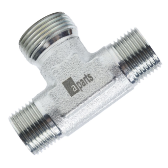 Trójnik hydrauliczny gwint metryczny 1,5x1,5x1,5 (krótki) BBB18x22x18