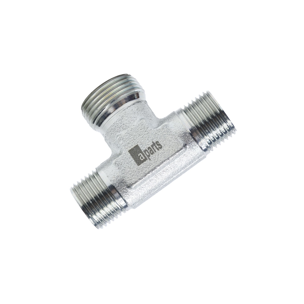 Trójnik hydrauliczny gwint metryczny 1,5x1,5x1,5 (krótki) BBB18x22x18