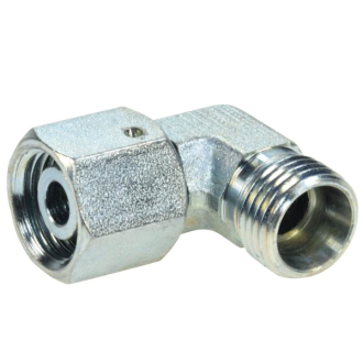 Złącze hydrauliczne kątowe gwint metryczny M16x1,5 AB