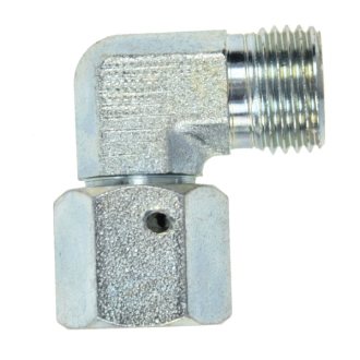 Złącze hydrauliczne kątowe gwint metryczny M16x1,5 AB