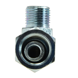 Złącze hydrauliczne kątowe gwint metryczny 1,5x1,5 AB 18x16