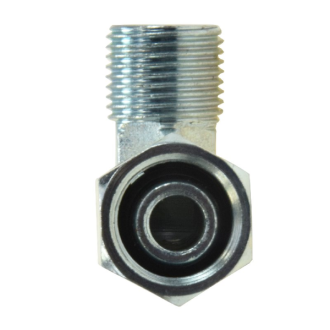 Złącze hydrauliczne kątowe gwint metryczny M18x1,5 AB