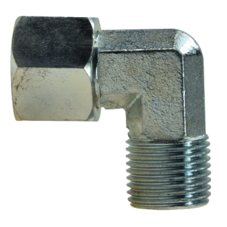 Złącze hydrauliczne kątowe gwint metryczny M18x1,5 AB