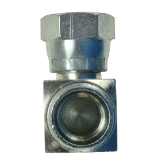 Złącze hydrauliczne kątowe gwint metryczny 1,5x1,5 AB 18x22
