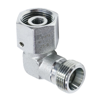 Złącze hydrauliczne kątowe gwint metryczny M20x1,5 AB