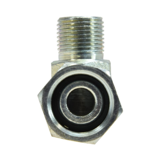 Złącze hydrauliczne kątowe gwint metryczny 1,5x1,5 AB 22x18