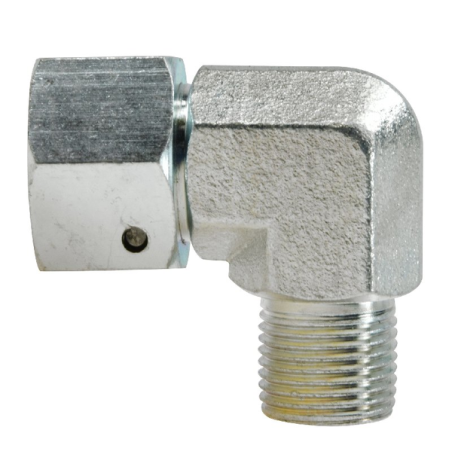 Złącze hydrauliczne kątowe gwint metryczny 1,5x1,5 AB 22x18