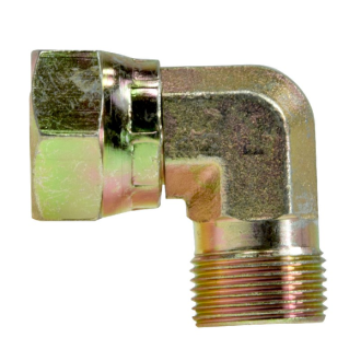 Złącze hydrauliczne kątowe gwint metryczny M22x1,5 AB