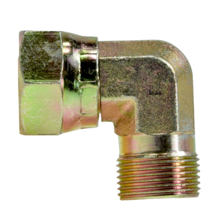 Złącze hydrauliczne kątowe gwint metryczny M22x1,5 AB