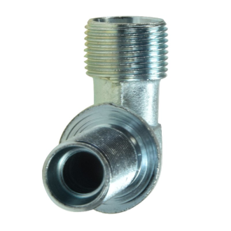 Złącze hydrauliczne kątowe gwint metryczny 1,5x1,5 BB 18x22