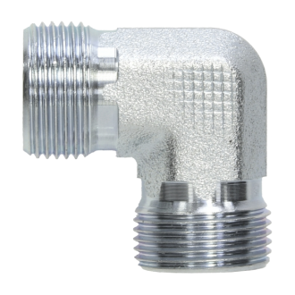 Złącze hydrauliczne kątowe gwint metryczny M22x1,5 BB