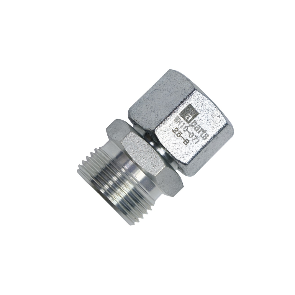 Złącze hydrauliczne proste gwint metryczny 1,5x1,5 AB 18x22