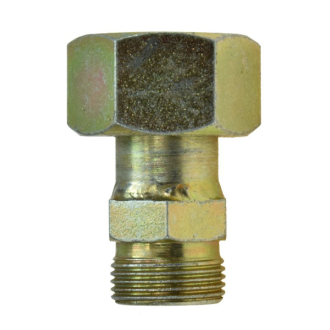 Złącze hydrauliczne proste gwint metryczny 1,5x1,5 AB 27x22
