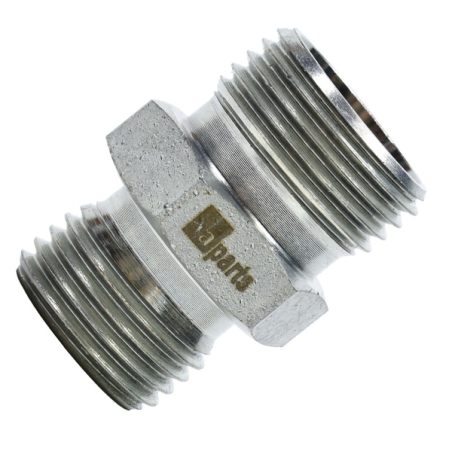 Złącze hydrauliczne proste gwint metryczny 1,5x1,5 BB 16x18