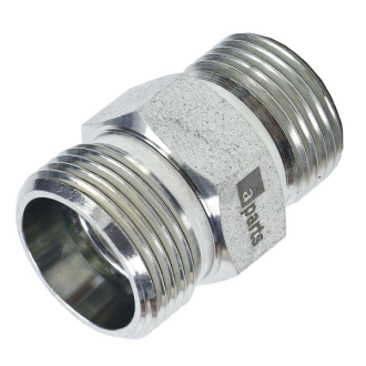 Złącze hydrauliczne proste gwint metryczny 1,5x1,5 BB 20x22