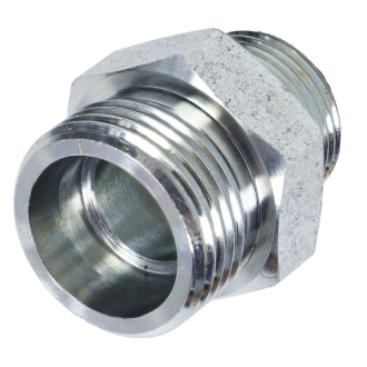 Złącze hydrauliczne proste gwint metryczny 1,5x2 BB 22x27