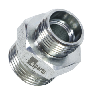 Złącze hydrauliczne proste gwint metryczny 1,5x2 BB 22x27