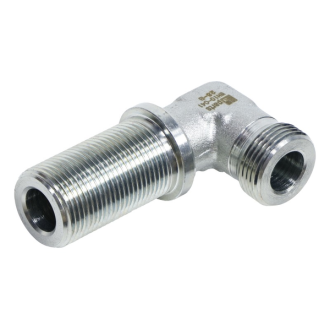 Złącze pneumatyczne kątowe gwint metryczny M22x1,5 (długie) BB