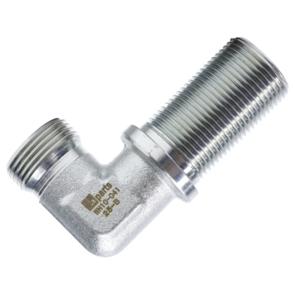 Złącze pneumatyczne kątowe gwint metryczny M22x1,5 (długie) BB