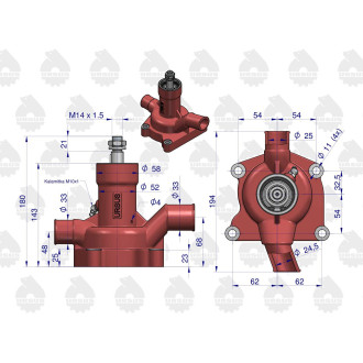 Pompa wody C-360 ORYGINAŁ URSUS