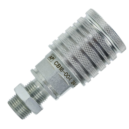 Szybkozłącze hydrauliczne gniazdo M18 x 1,5 Euro Long 46490050 APARTS