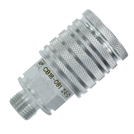Szybkozłącze hydrauliczne gniazdo M18 x 1,5 Euro C-330 C-360 46490021 APARTS