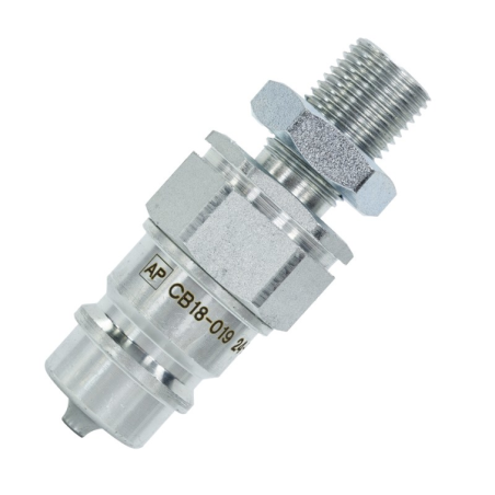 Szybkozłącze hydrauliczne wtyczka M16 x 1,5 Euro Long 46490110 APARTS