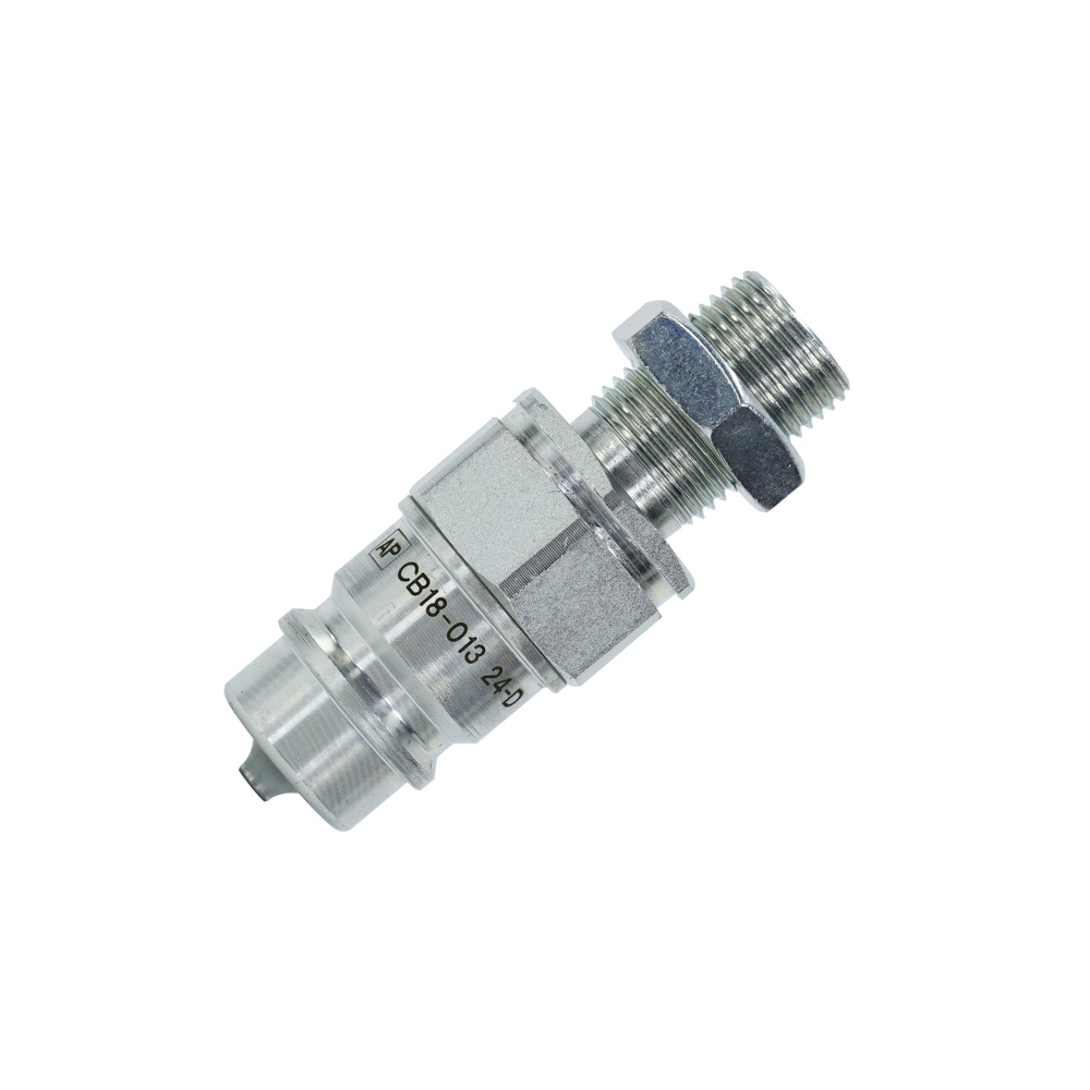 Szybkozłącze hydrauliczne wtyczka M18 x 1,5 Euro Long 46490070 APARTS
