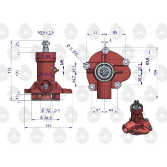 Pompa wody C-330 ORYGINAŁ URSUS